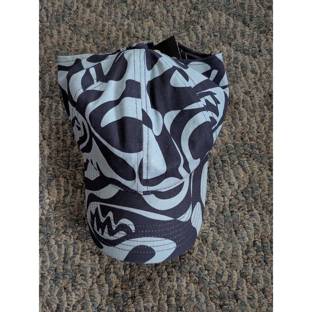 Target Black History Month Satin Lined Baseball Hat Blue Black Abstract Graphic